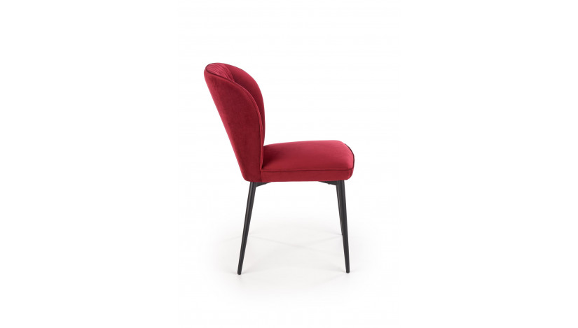 K399 Kėdė metalinė bordo