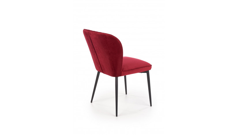K399 Kėdė metalinė bordo