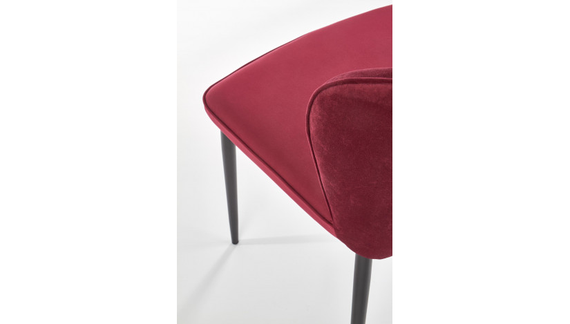 K399 Kėdė metalinė bordo