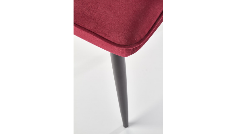 K399 Kėdė metalinė bordo