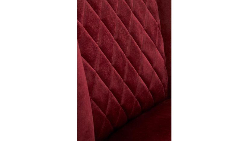 K399 Kėdė metalinė bordo