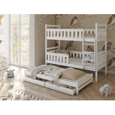 Kors 90 x 200/190 cm Trivietė lova