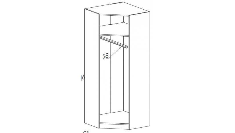 Spinta kampinė LORENTO L14