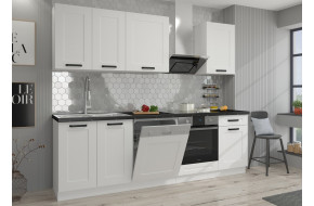 LUNA 250 cm virtuvės baldų komplektas MDF 19mm