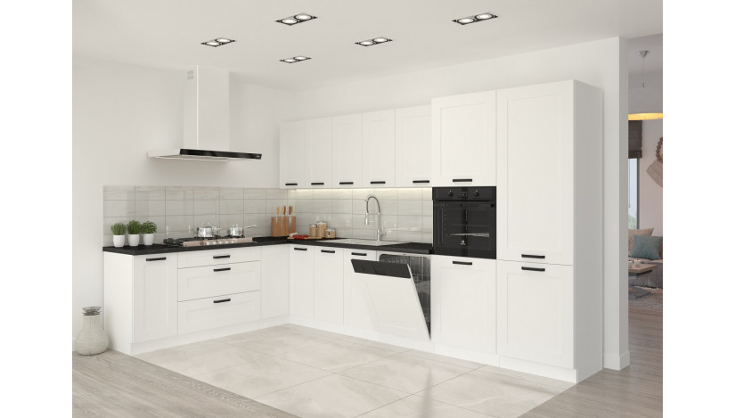 LUNA 560 cm virtuvės baldų komplektas MDF 19mm