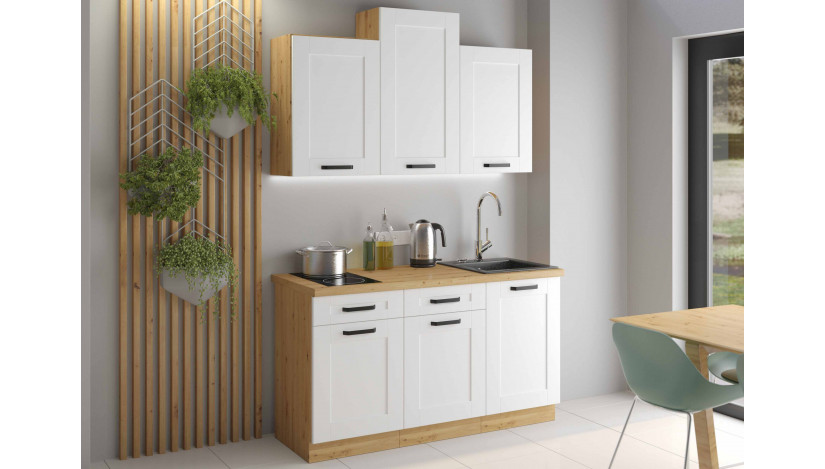 LUNA ZM 713x596 indaplovės durelės 60 cm Balta Artisan