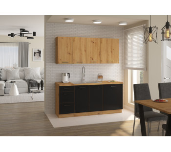 MODENA 180 cm virtuvės baldų komplektas MODENA 180 cm virtuvės baldų komplektas