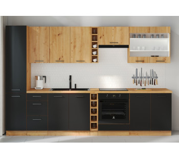 MODENA 315 cm virtuvės baldų komplektas