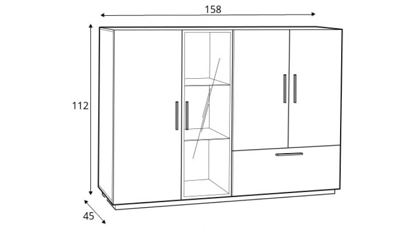 Moreno Komoda 4d1s