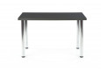 MODEX 120 stalas Stalviršis antracyt / rėmas chromuotas