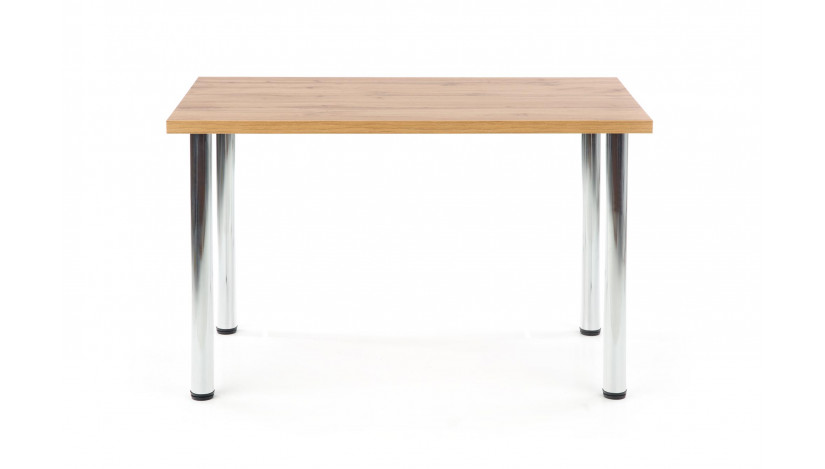 MODEX 120 stalas Stalviršis ąžuolas wotan / rėmas chromuotas