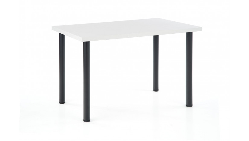 MODEX 2 120 stalas Stalviršis baltas / rėmas juodas