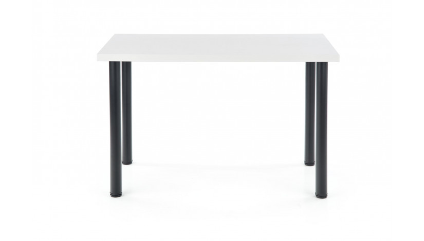 MODEX 2 120 stalas Stalviršis baltas / rėmas juodas