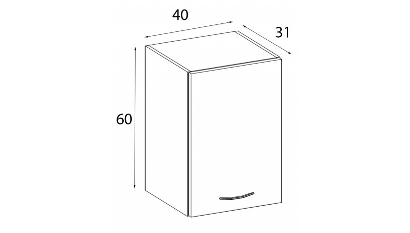 OMEGA 40 G-60 Pakabinama Spintelė