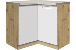Pocket POC-16D kampinė spintelė 90x90 su lentyna