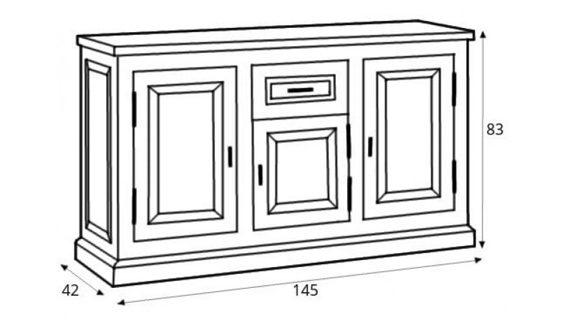 Provance Komoda 3D1S