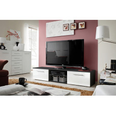 Bono II TV staliukas juoda / juoda blizgi 24 ZW B2
