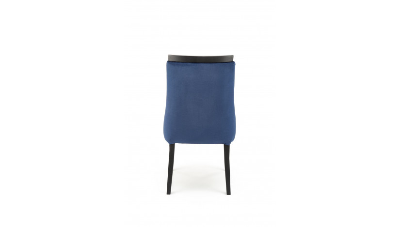 ROYAL kėdė juoda / gob. MONOLITH 77 tamsiai mėlyna sp.