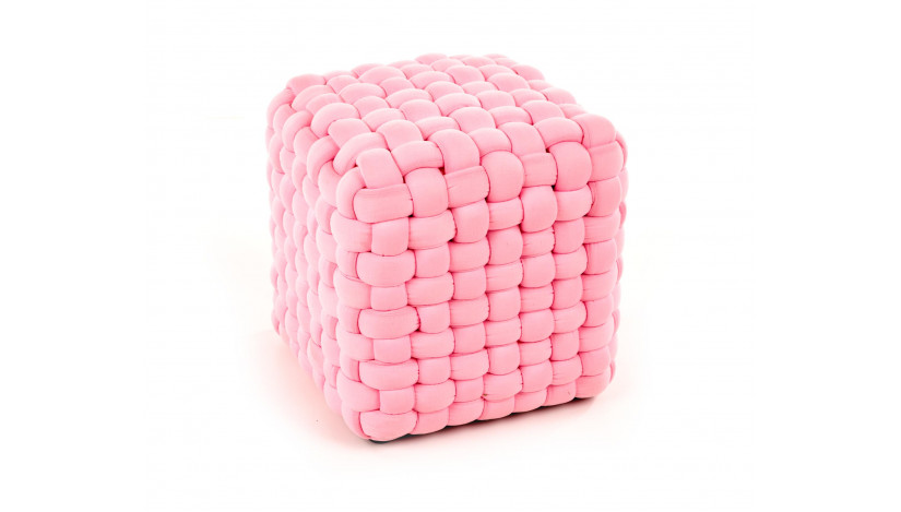 RUBIK pufas Rožinė šviesi