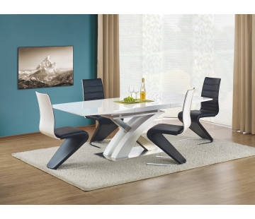 SANDOR Stalas išskleidžiamas 160-220 cm baltas