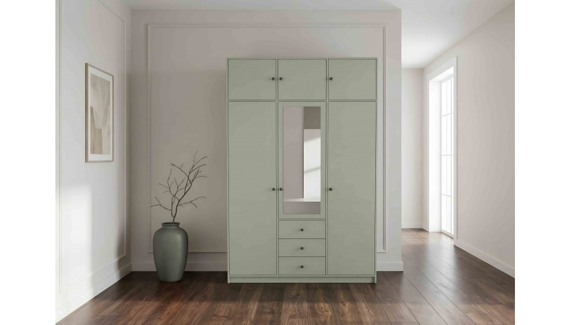 SIENA D3 LUX Spinta + antresolė Eucaliptus