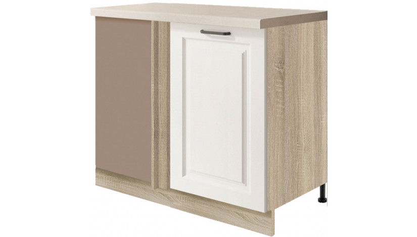 Smart SMA-25D pastatoma kampinė spintelė *110x60 dešinė su lentyna