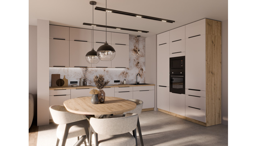 SOLEA 105 ND 1F BB pastatoma kampinė spintelė