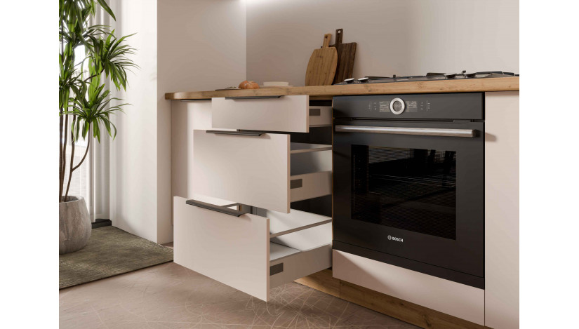 SOLEA 105 ND 1F BB pastatoma kampinė spintelė