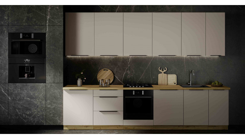 SOLEA 330 cm virtuvės baldų komplektas