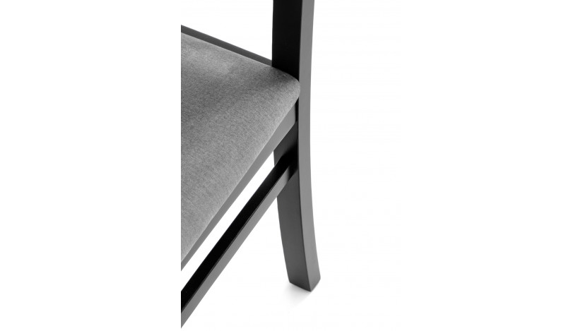 SYLWEK 1 kėdė medinė Juoda / Monolith 85