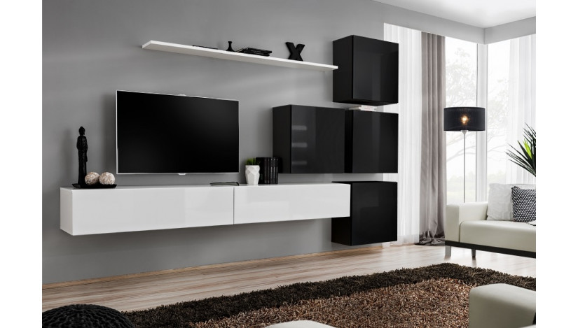 Switch IX Sekcija balta blizgi / juoda blizgi 26 WS SW 9