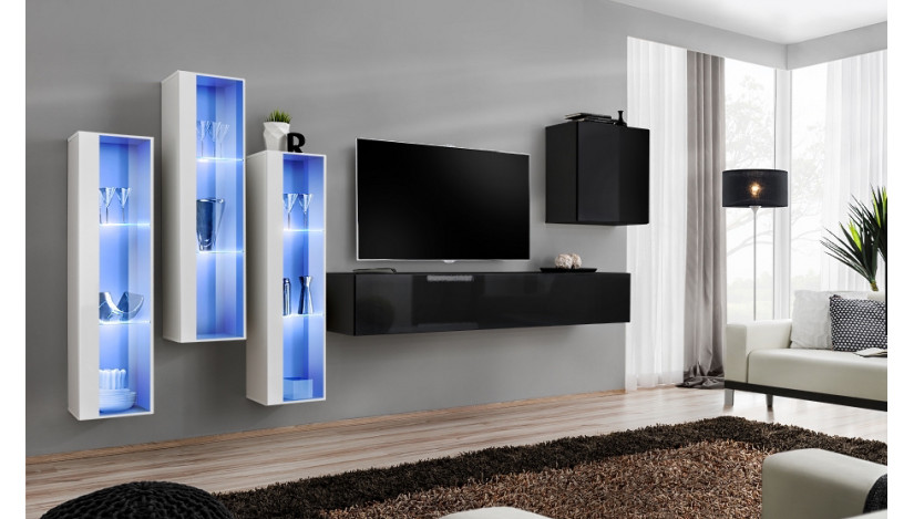 Switch XIII Sekcija balta blizgi / juoda blizgi 26 WS SW 13