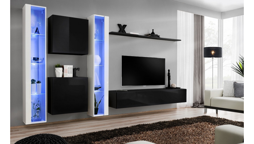 Switch XVI Sekcija balta blizgi / juoda blizgi 26 WS SW 16