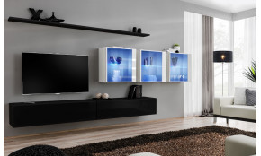 Switch XVII Sekcija balta blizgi / juoda blizgi 26 ZW SW 17