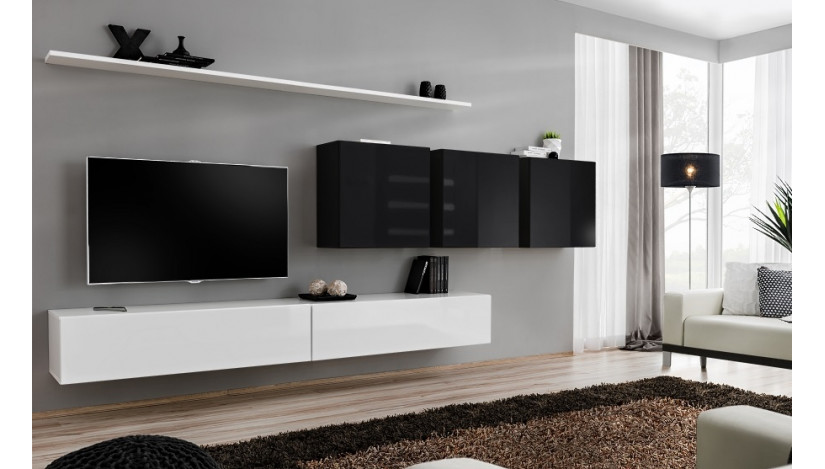 Switch VII Sekcija balta blizgi / juoda blizgi 26 WS SW 7