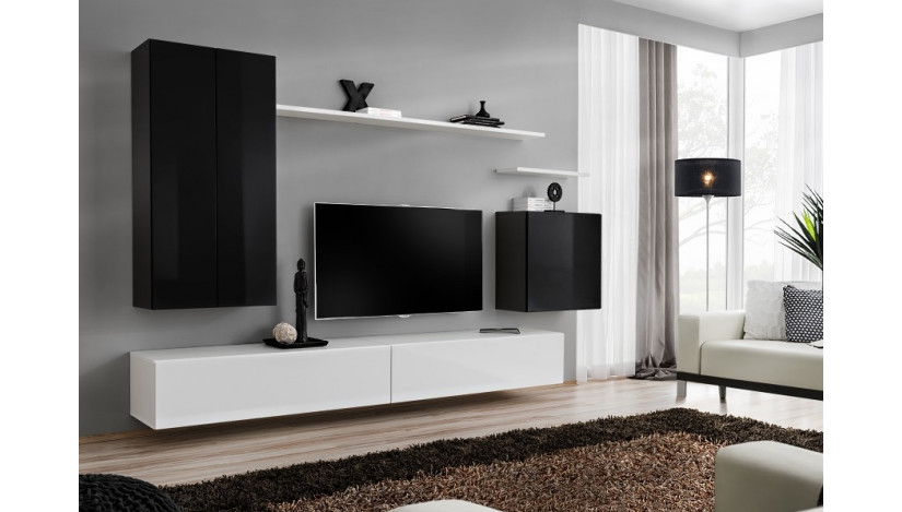 Switch II Sekcija balta blizgi / juoda blizgi 26 ZW SW 2