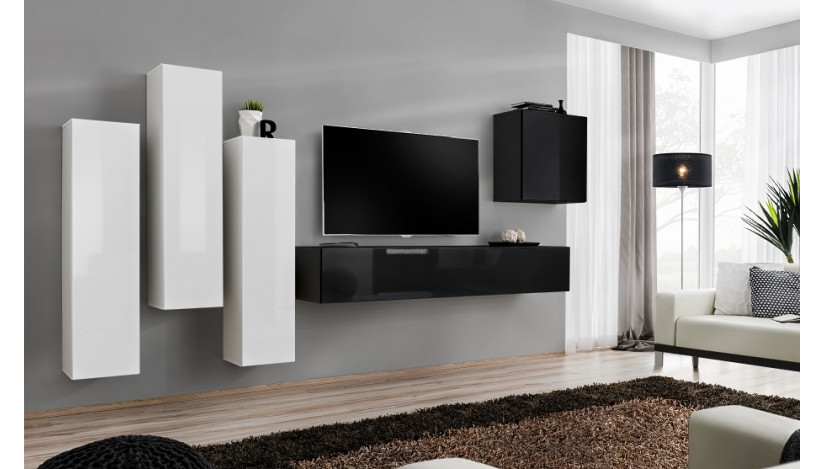 Switch III Sekcija balta blizgi / juoda blizgi 26 WS SW 3