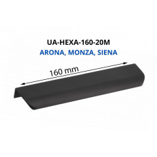 Rankenėlė aliuminio UA-HEXA-160-20M 160 mm ARONA MONZA SIENA