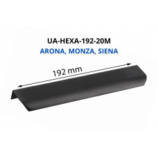 Rankenėlė aliuminio UA-HEXA-192-20M 192 mm ARONA MONZA SIENA
