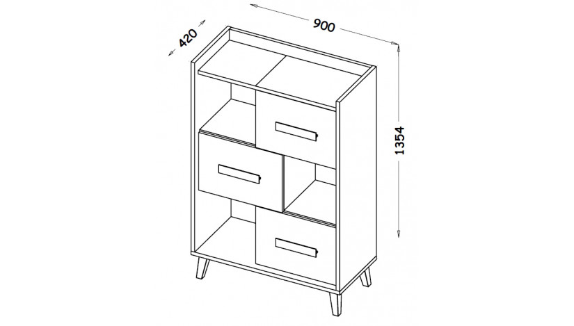 Komoda WERSO W5