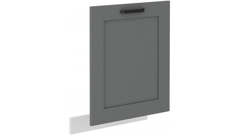 LUNA ZM 713x596 indaplovės durelės 60 cm Dustgrey Balta