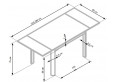 ALSTON Stalas išskleidžiamas 120-180 cm