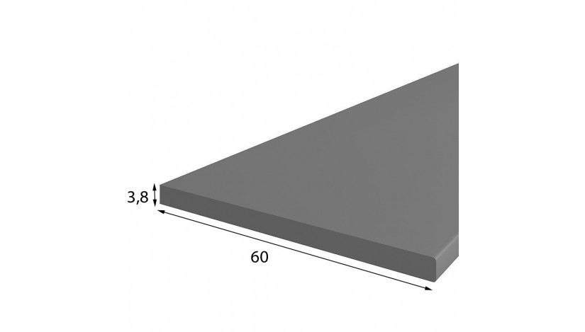 Stalviršis Antracyt (30-220 cm) 38mm