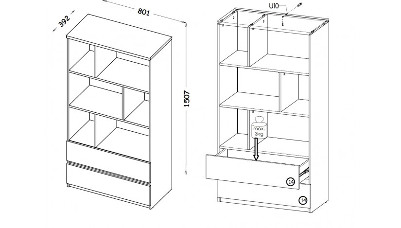 Lentyna pastatoma ARCA AR4