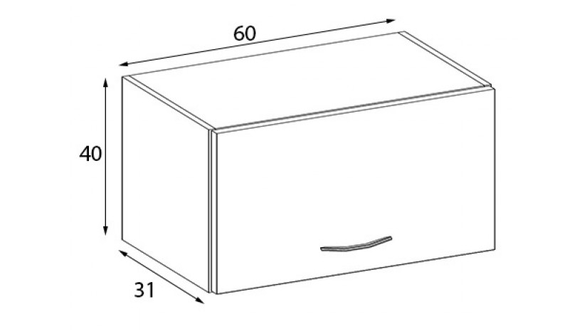 Bordeaux 60 Ok-40 Spintelė