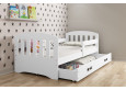 CLASSIC Viengulė Lova 80 x 160 Balta CLASSIC Viengulė Lova 80 x 160 Balta
