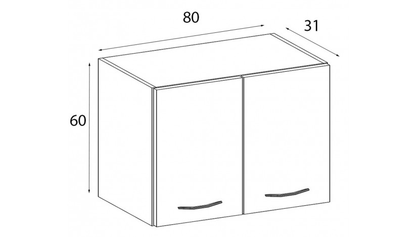 DAVE 80 G-60 Pakabinama Spintelė