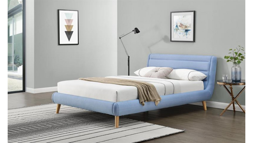 ELANDA 140 Miegamojo lova mėlyna