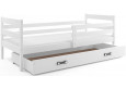 ERYK Viengulė Lova 90 x 200 Balta ERYK Viengulė Lova 90 x 200 Balta