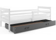 ERYK Viengulė Lova 90 x 200 Balta ERYK Viengulė Lova 90 x 200 Balta